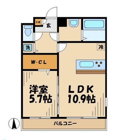 グラン・コンフォールの物件間取画像